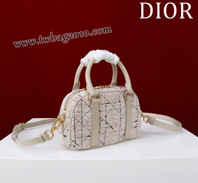 Dior专柜新款迪奥高仿原单迷你波士顿包手提肩背女包 djfk1669
